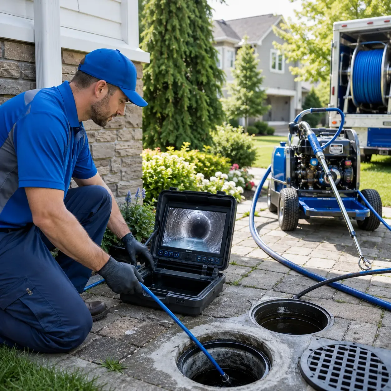 Outdoor drain cleaning professionals serving West Jefferson, OH